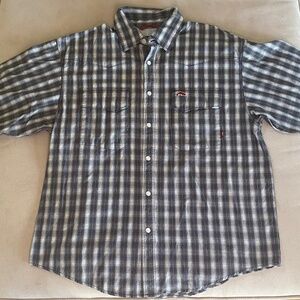 Simms mens big sky short sleeve shirt medium